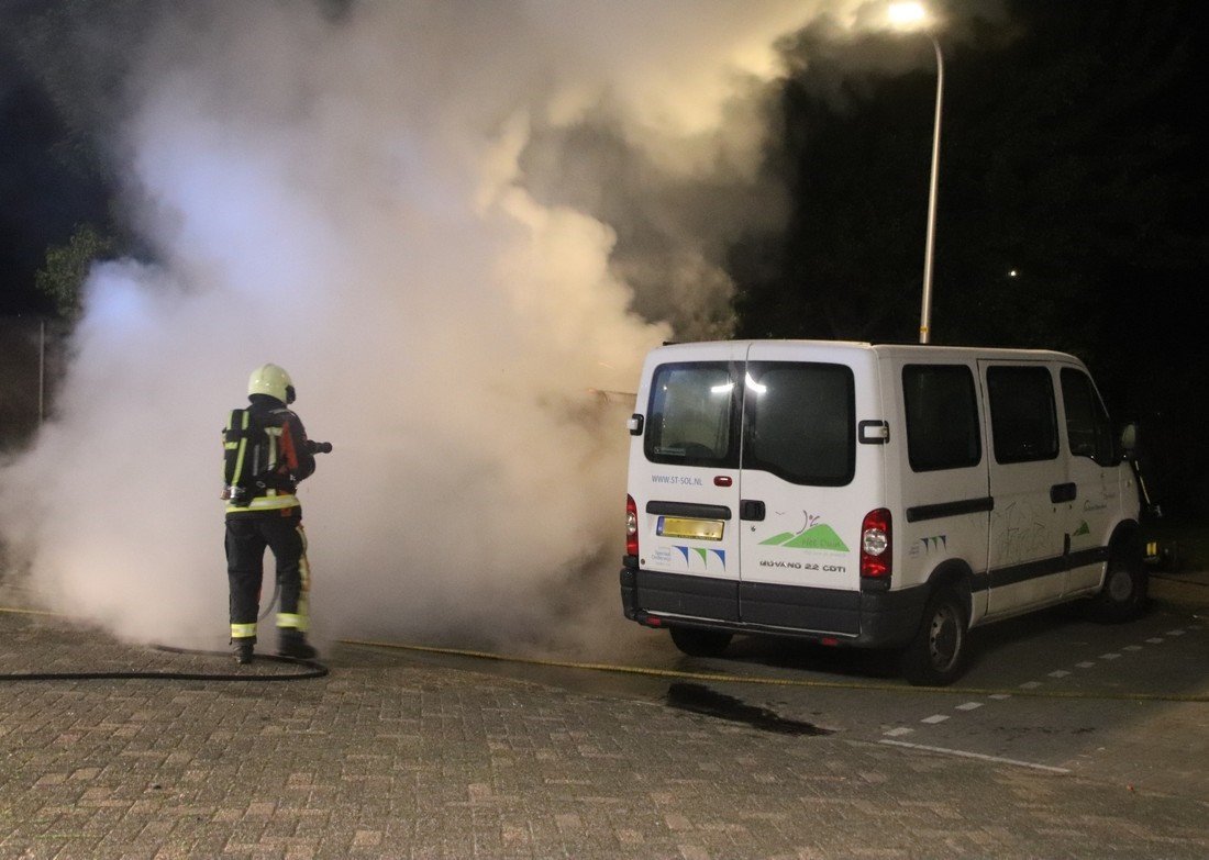 Diverse voertuigbranden Rederijkersplein Noordwijk